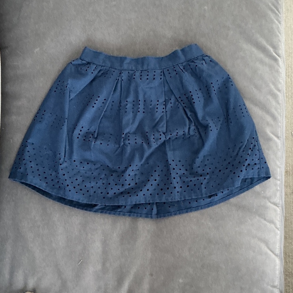 GAP Navy Toddler perforated Skirt